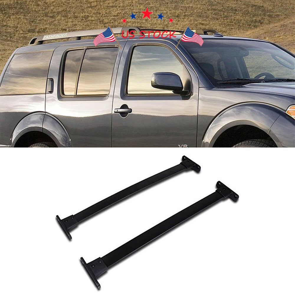 Set of 2 Aluminum Roof Top Rack Cross Bars for Nissan Pathfinder (2005–2012)
