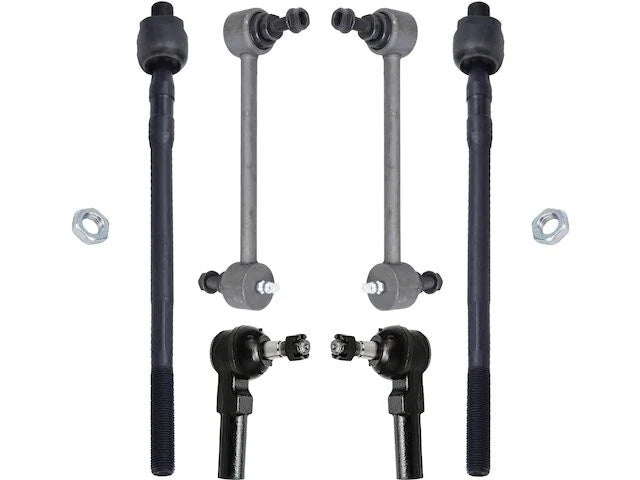 Front Tie Rod and Sway Bar Link Kit for Mazda Protege (1999–2000) RV182DJ