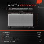 Radiator for Mitsubishi Eclipse (2006-2012) 2.4L Automatic