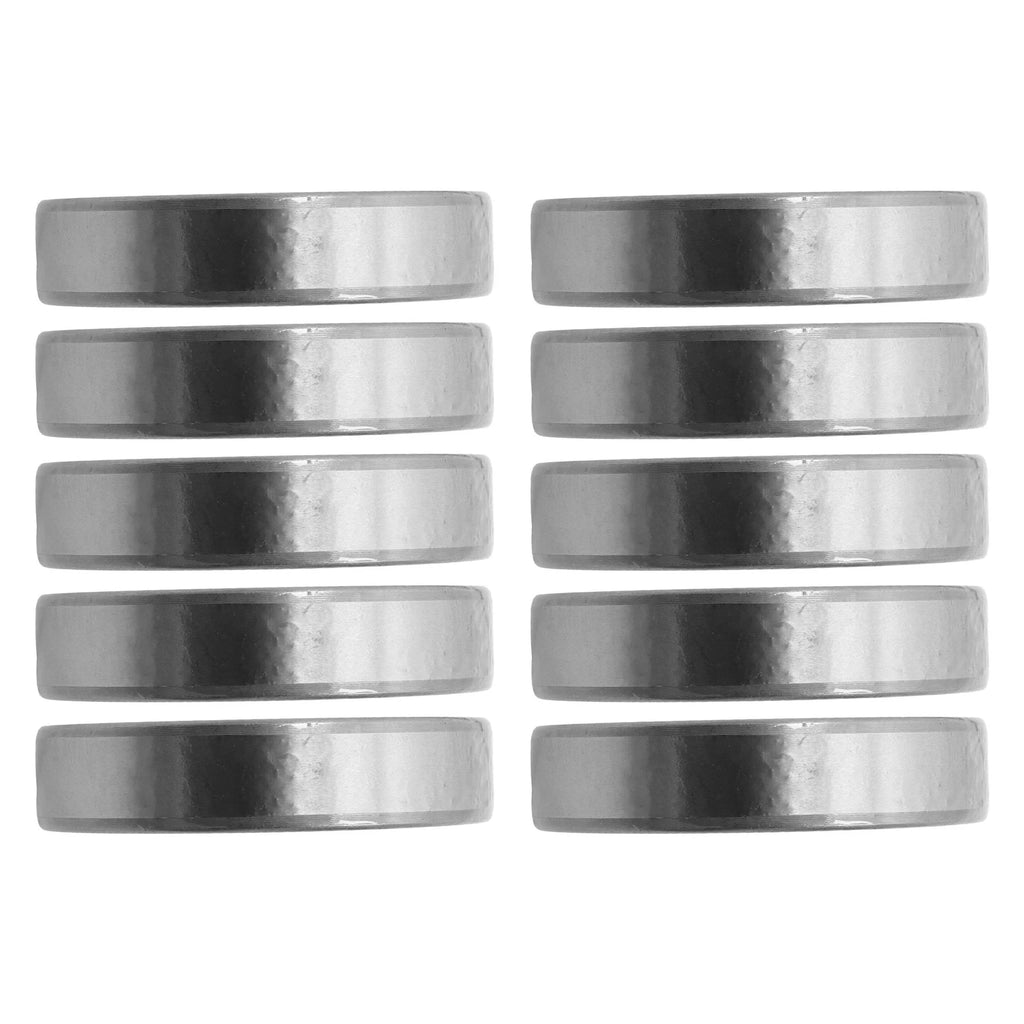 Set of 10 Deep Groove Ball Bearings 40mm x 80mm x 18mm Rubber Sealed