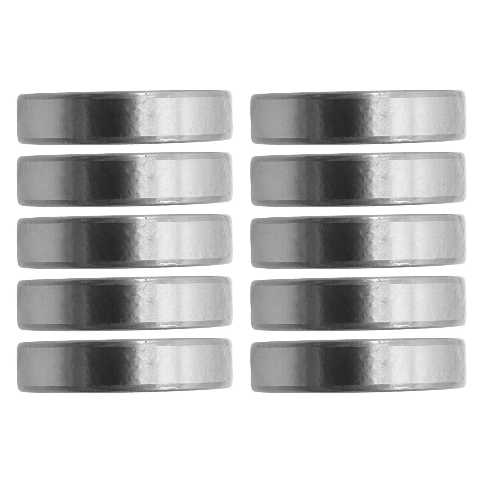 Set of 10 Deep Groove Ball Bearings 40mm x 80mm x 18mm Rubber Sealed