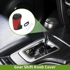 1 Pc Gear Shift Knob Cover for Chevrolet Malibu (2016–2020) Red Black
