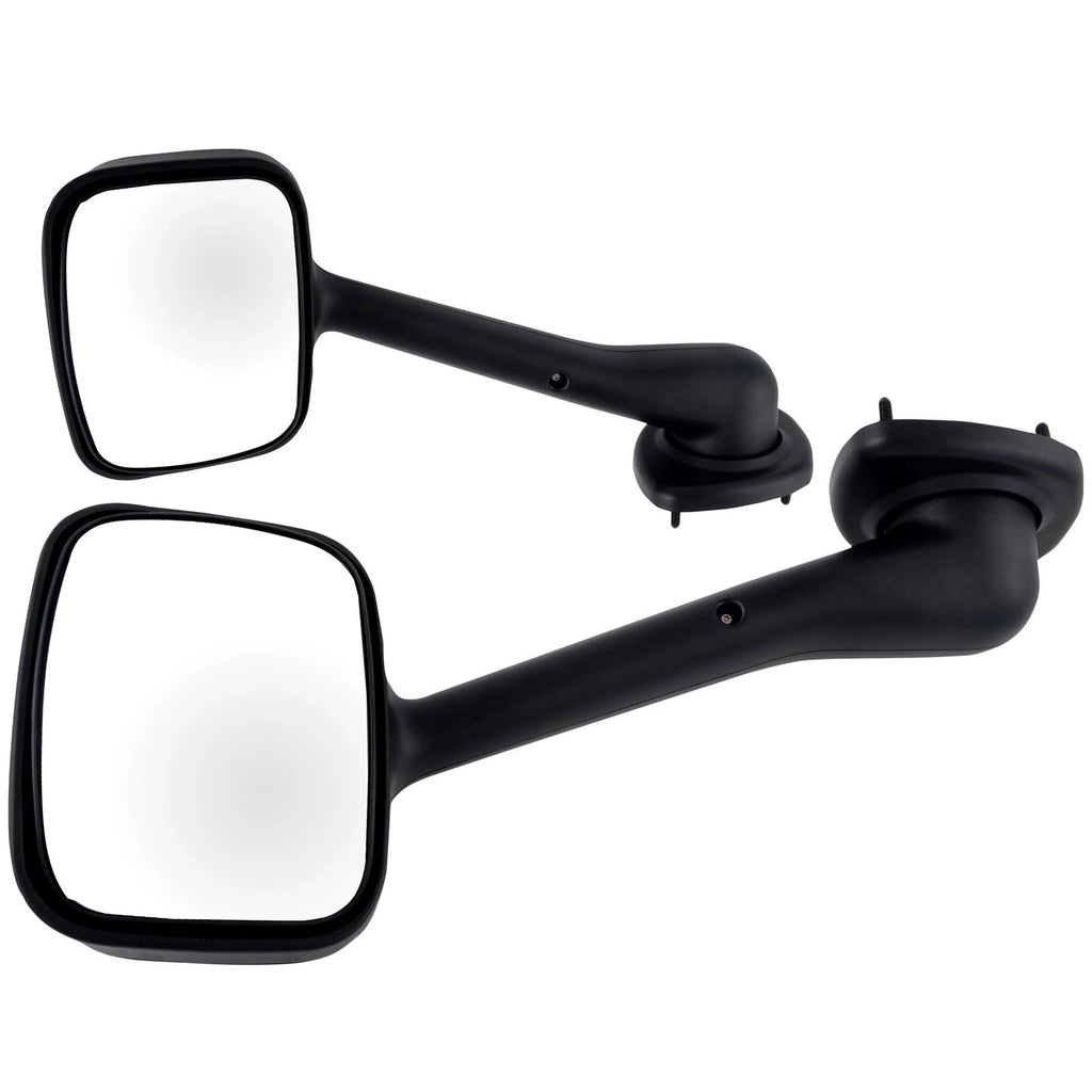 Manual Black Mirrors Pair for Freightliner Cascadia (2008–2013)