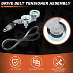Drive Belt Tensioner Kit with Belt for Honda Accord Odyssey Pilot (2003–2017)