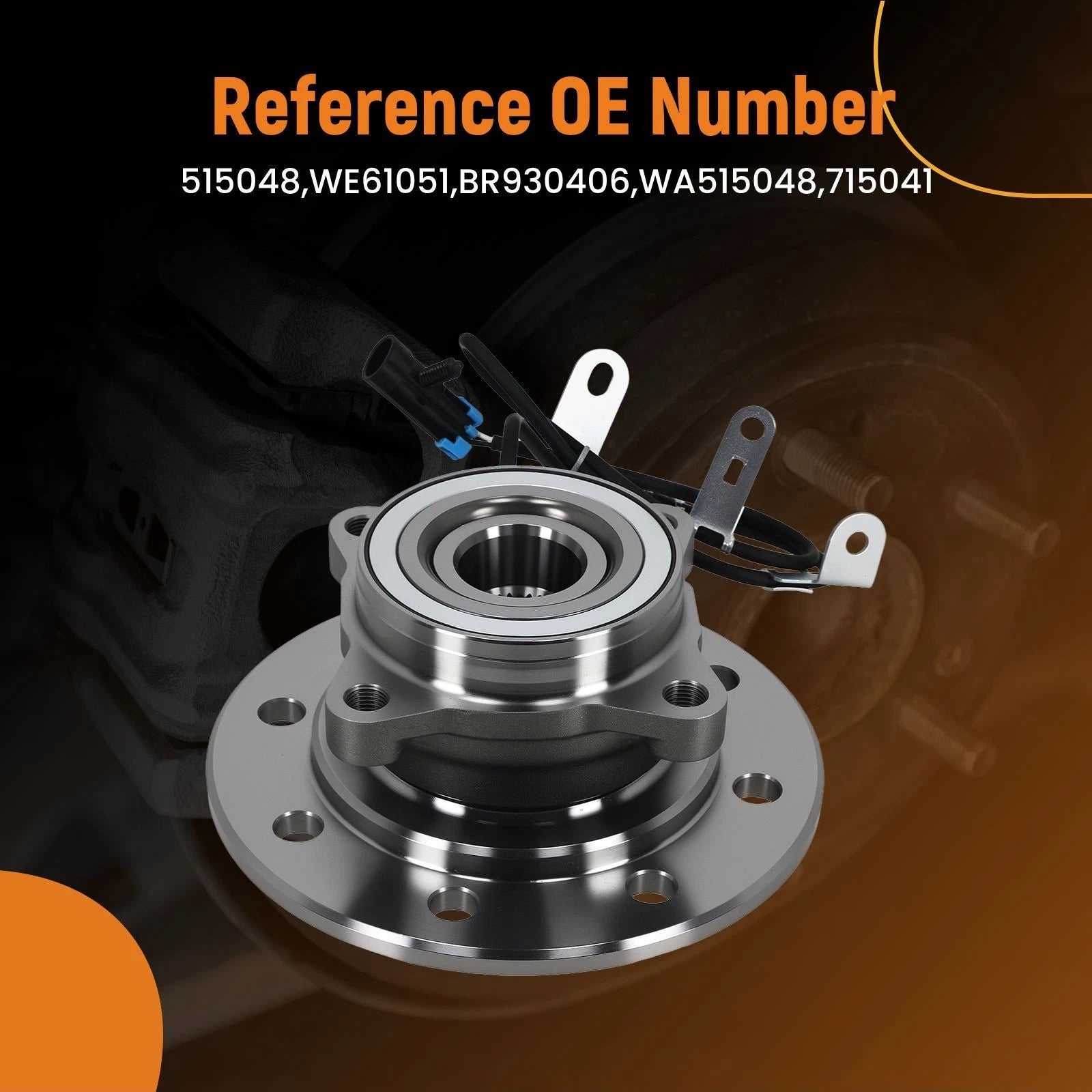 Front Wheel Hub Bearing for Chevrolet K3500 4WD (1996–2000) 730-0031