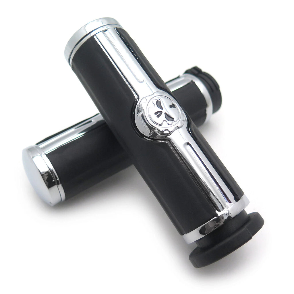 Skull Hand Grips for Harley Davidson VRSC XL XR Dyna Softail (1996–Present)