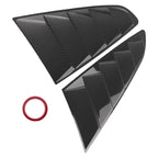 Car Louvers Side Window for Ford Mustang (2015–2023) Carbon Fiber