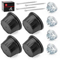 2 x Wheel Center Cap and Nut Pin for Honda TRX300 (1993–2000)