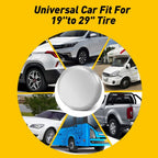 Set of 4 Wheel Tire Covers for RV Truck Car SUV 27" to 29" Diameter