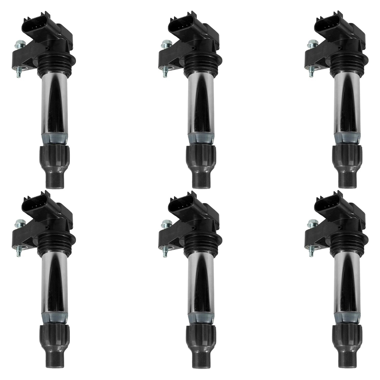 Set of 6 NGK Ignition Coils for Buick Chevrolet V6 (49018)