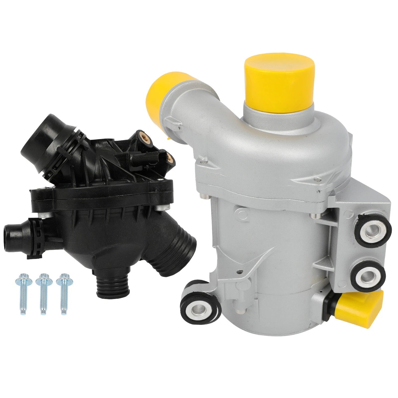 Water Pump with Thermostat Bolt for BMW 128i 325i 328i 528i 530i X3 (2008–2013)