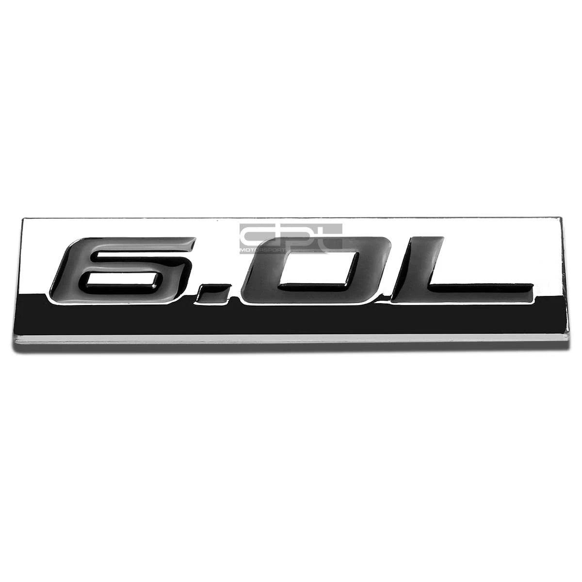 Polished Chrome 6.0L Emblem Badge for