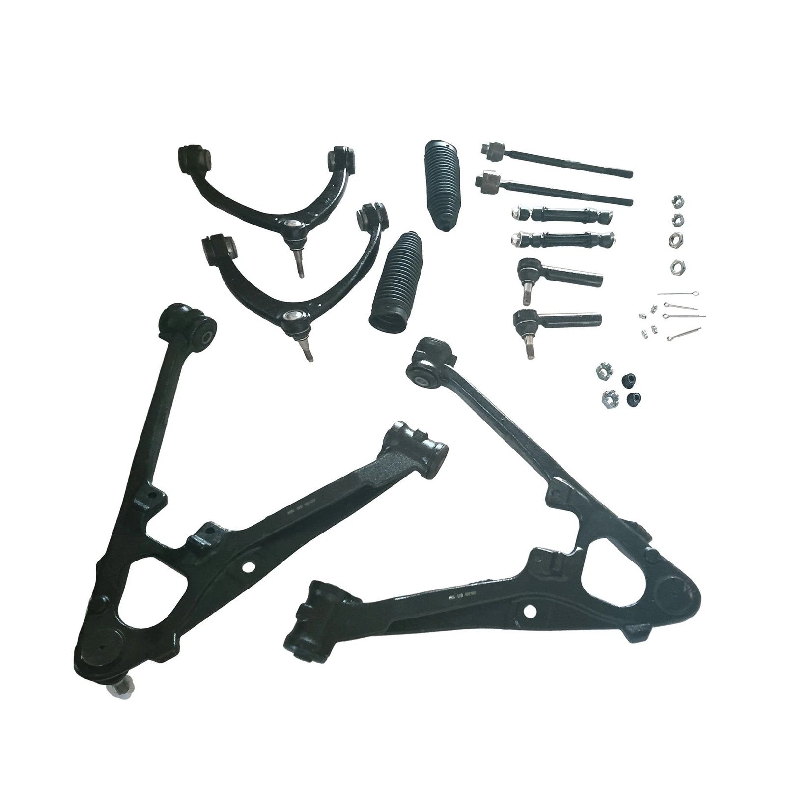 12X Front Upper Lower Control Arm Tie Rod for Silverado 1500 GMC Sierra (2007–2018) K80669