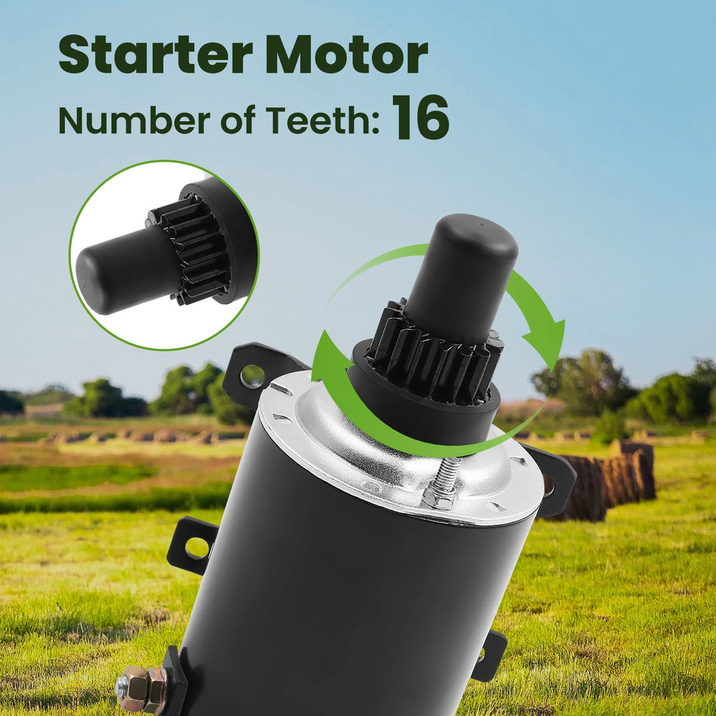 12v Starter for Tecumseh Hm OVXL (36463, 36680, 33202, 410-22002RSTC0006)