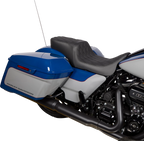 Predator 2-Up Seat for Drag Specialties (Vinyl, Double Diamond Black Stitch)