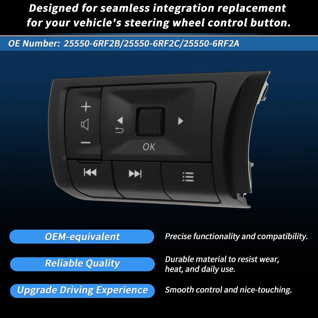 Cruise Control Rocker Switch Button for Nissan Rogue Pathfinder (2008–2019)