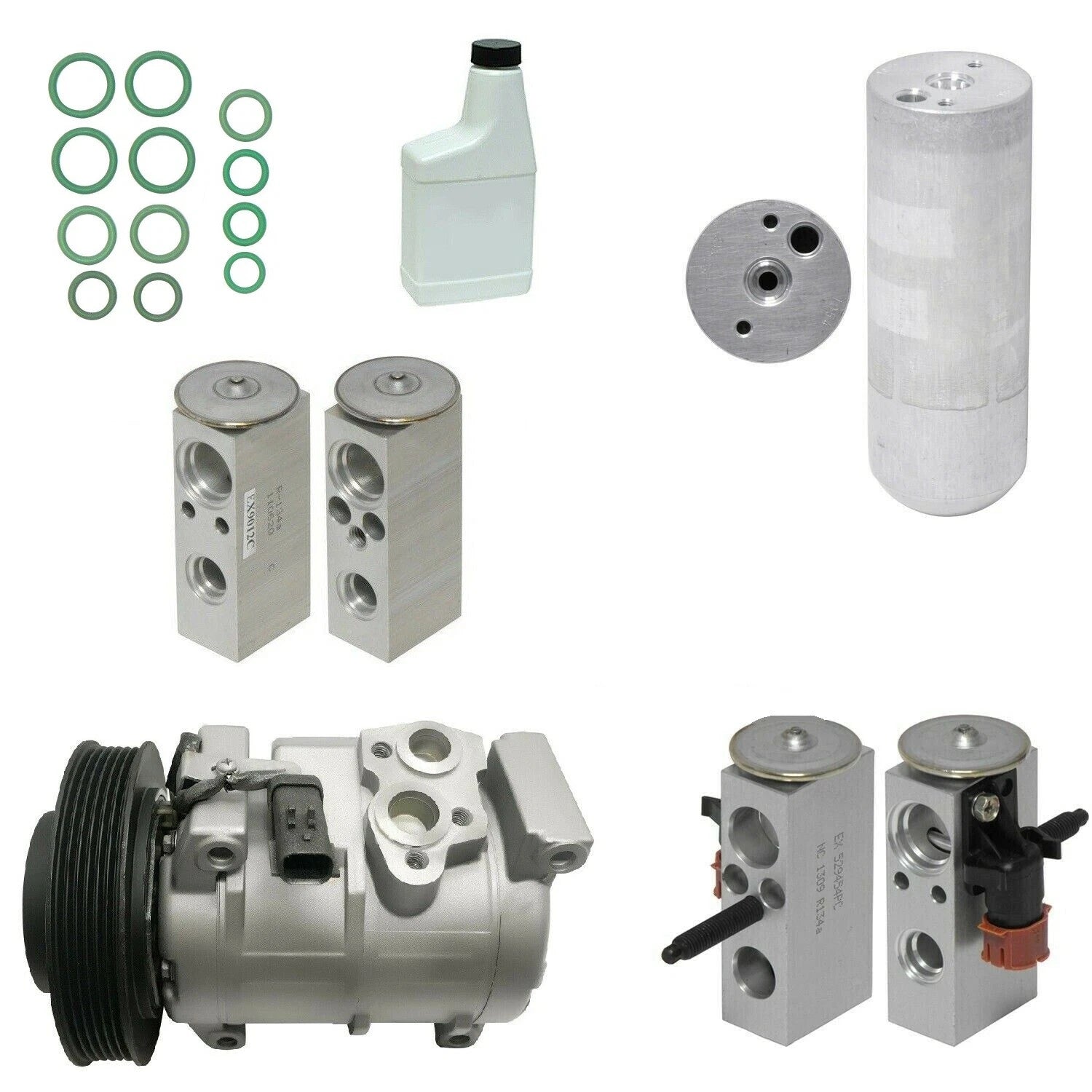 AC Compressor Kit Replacement with Sensor for Chevrolet Cruze (2011–2015)