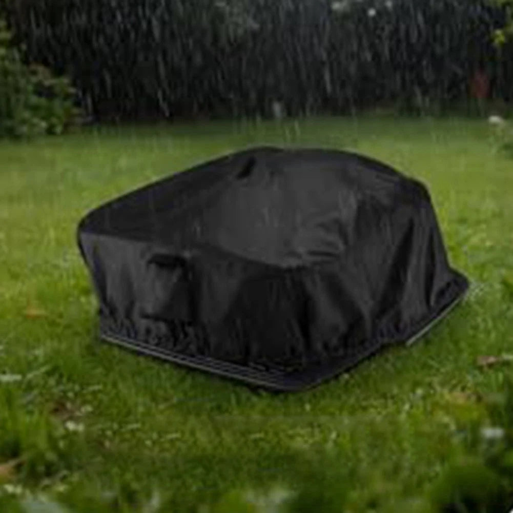 Protective Cover for Lawn Robot with Drawstring & Carry Handle