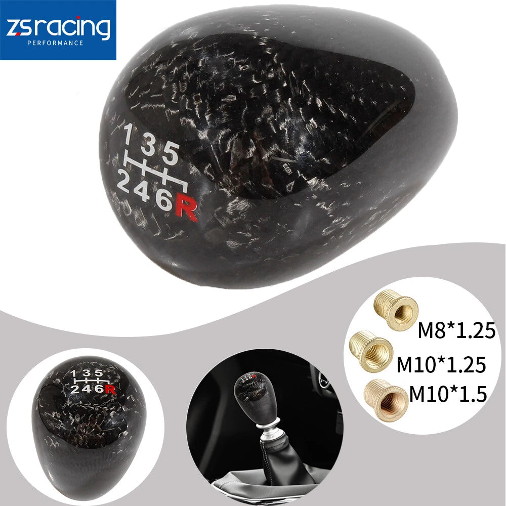 Carbon Fiber Gear Shift Knob for Universal Fit (2010–2023)
