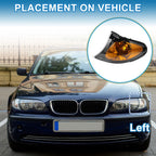 Left Corner Signal Light Cover for BMW 3 Series (2002–2005) No. 63137165859