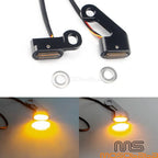 Mini LED Turn Signal Indicator Lights for Harley Dyna Street Bob Softail (2006-2023)