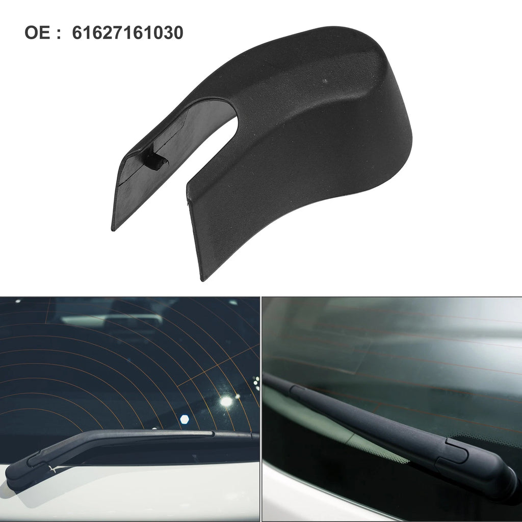 Rear Windshield Wiper Arm Nut Cover Cap for BMW X5 (2000–2006) - 1 Pack Black