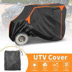 Waterproof UTV Cover for Honda Pioneer 1000 (2016–2023) Black 210D PU