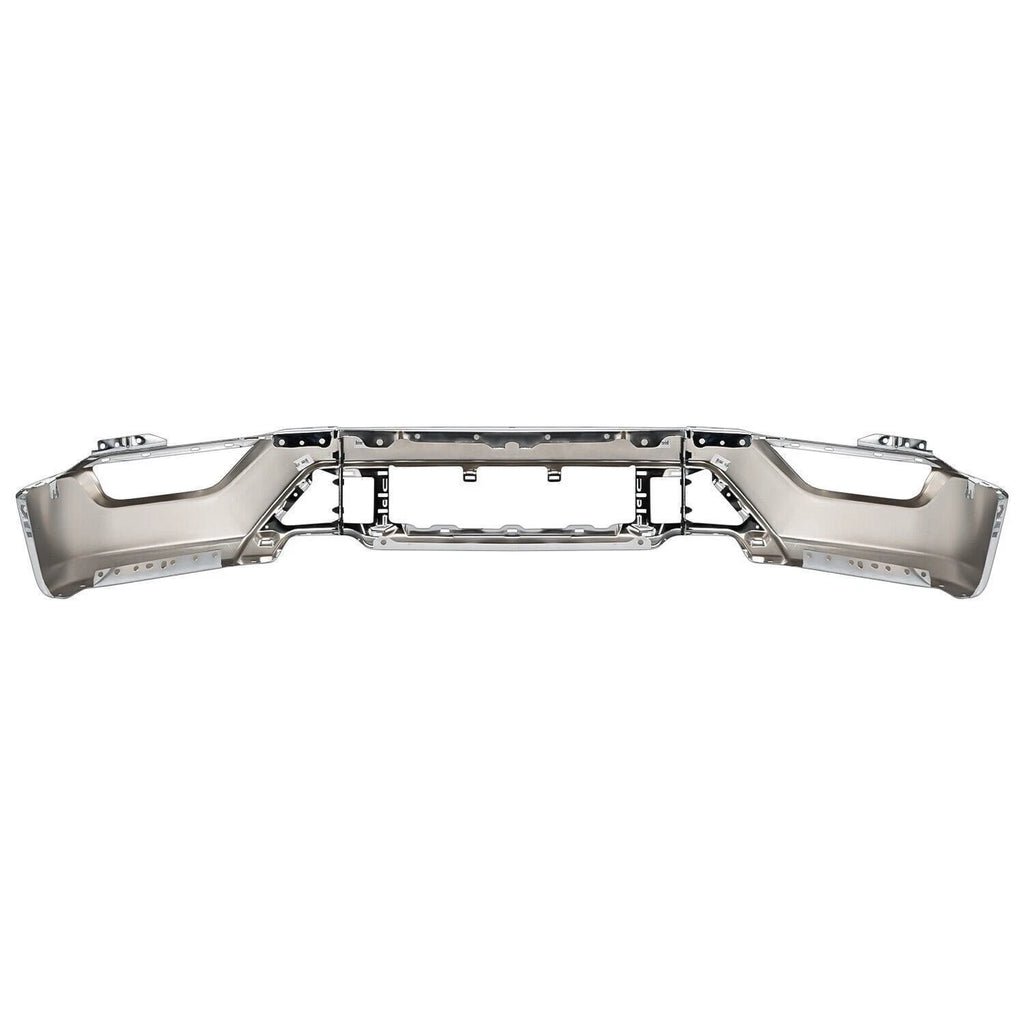 Front Bumper Face Bar Chrome for Ford F-150 (2021–2023) W/Fog Hole