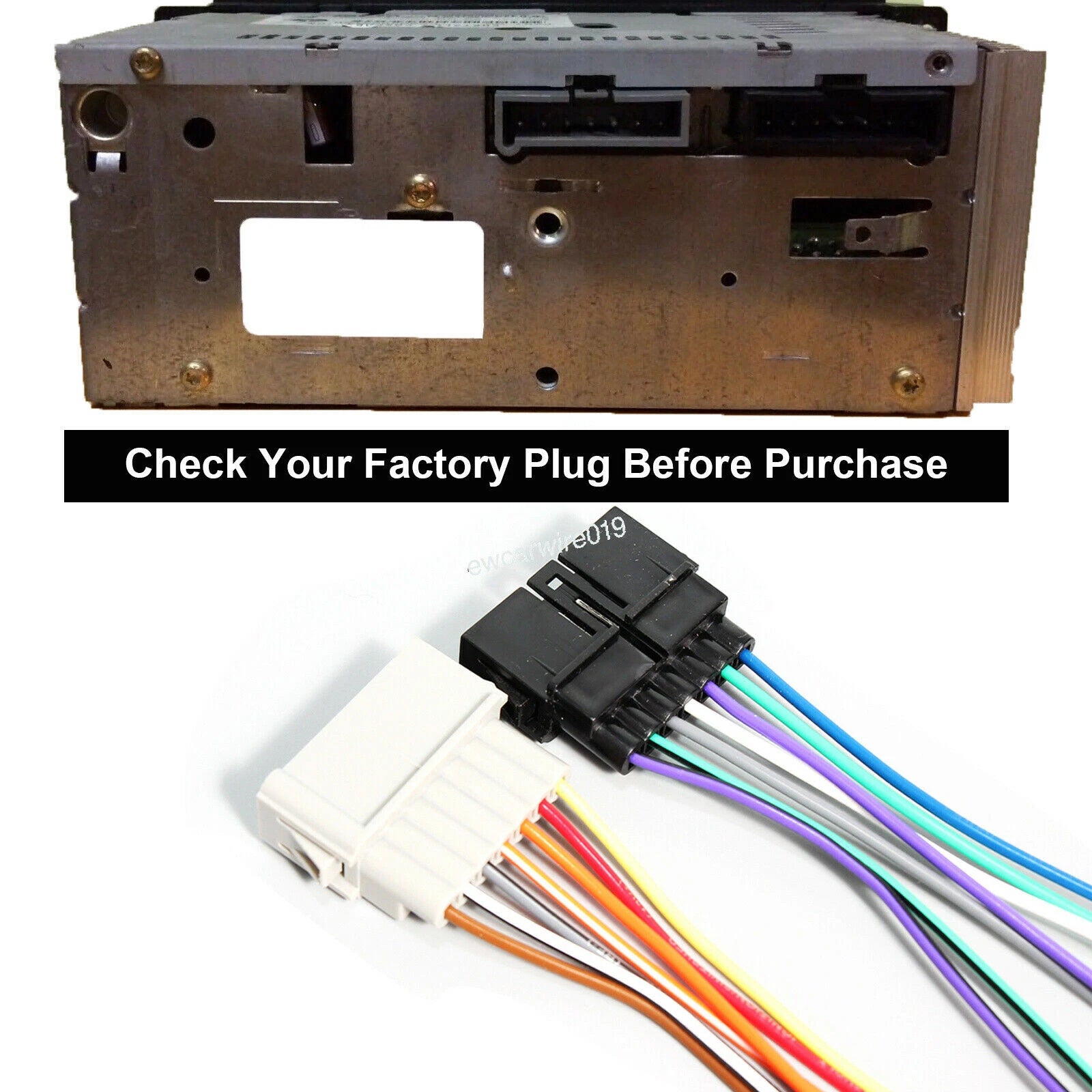 Radio Wire Harness Connector for Jeep Wrangler Cherokee (1997–2001)