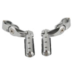1 1/4" Highway Bar Short Angled Footpeg Pegs for Harley Electra Glide