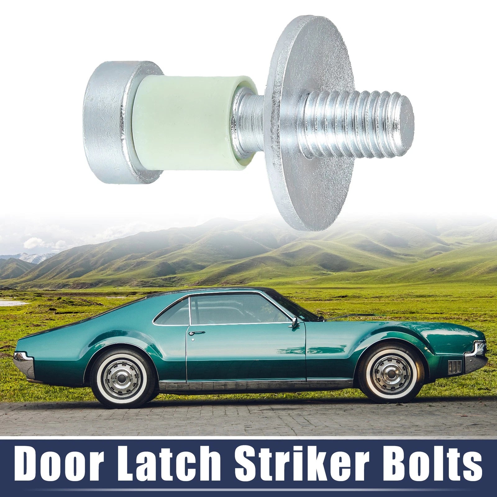 Door Latch Lock Striker Bolts for GMC Jimmy, Cadillac (Year Range Not Specified)