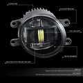 Projector LED Fog Lights for Camry IS250 RAV4 Corolla (2007–2014)