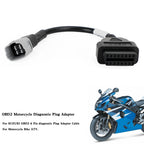 OBD2 6 Pin Diagnostic Plug Adapter for Suzuki Motorcycle Scooter ATV