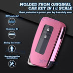 Pink TPU Full Cover Remote Key Fob Holder for Lexus (2015-2024)