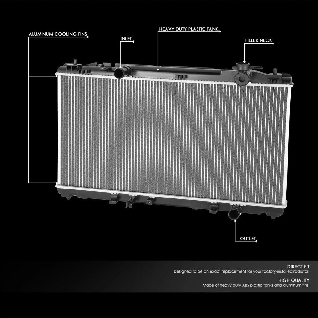 Aluminum Replacement Radiator for Toyota Camry 2.5L (2010–2011) DPI 13368