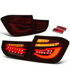 LED Tube Bar Sequential Signal Tail Lights for BMW 320i 325i 328i (2012–2015)