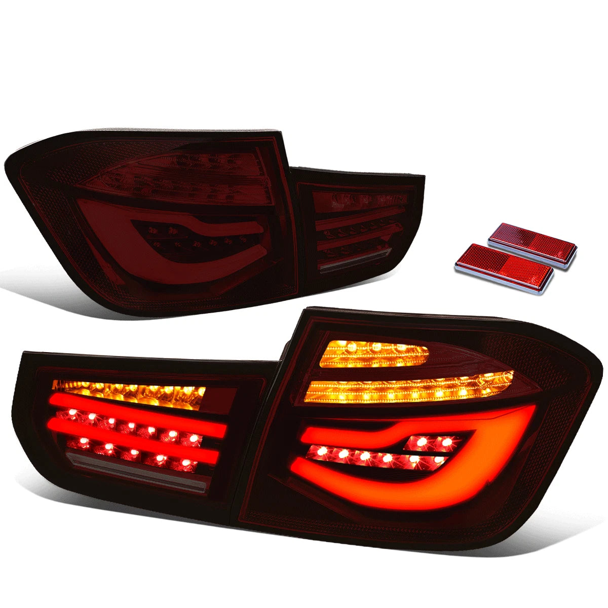 LED Tube Bar Sequential Signal Tail Lights for BMW 320i 325i 328i (2012–2015)