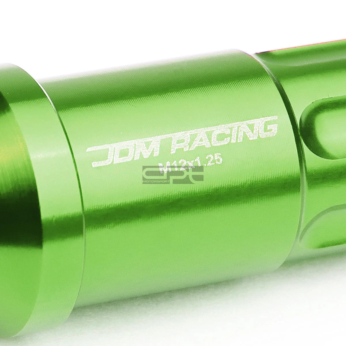 20 PCS Open End M12x1.25 50mm Tall Green Aluminum Lug Nuts + Lock Key