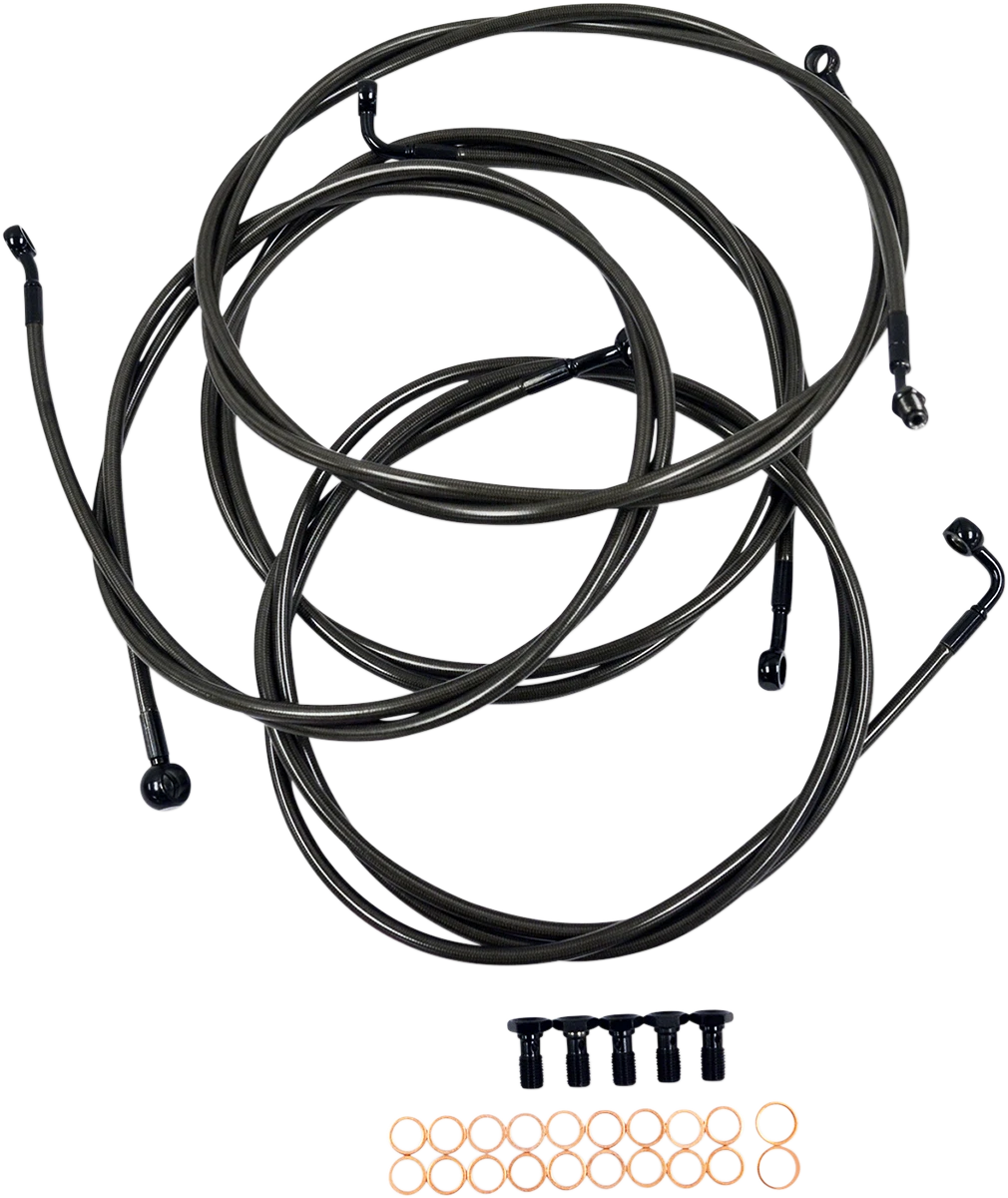 Handlebar Cable/Brake Line Kit for LA Choppers Mini Ape Hanger