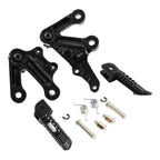 Front Rider Driver Footpegs Footrests Brackets for Suzuki GSXR1000 (2003–2004)