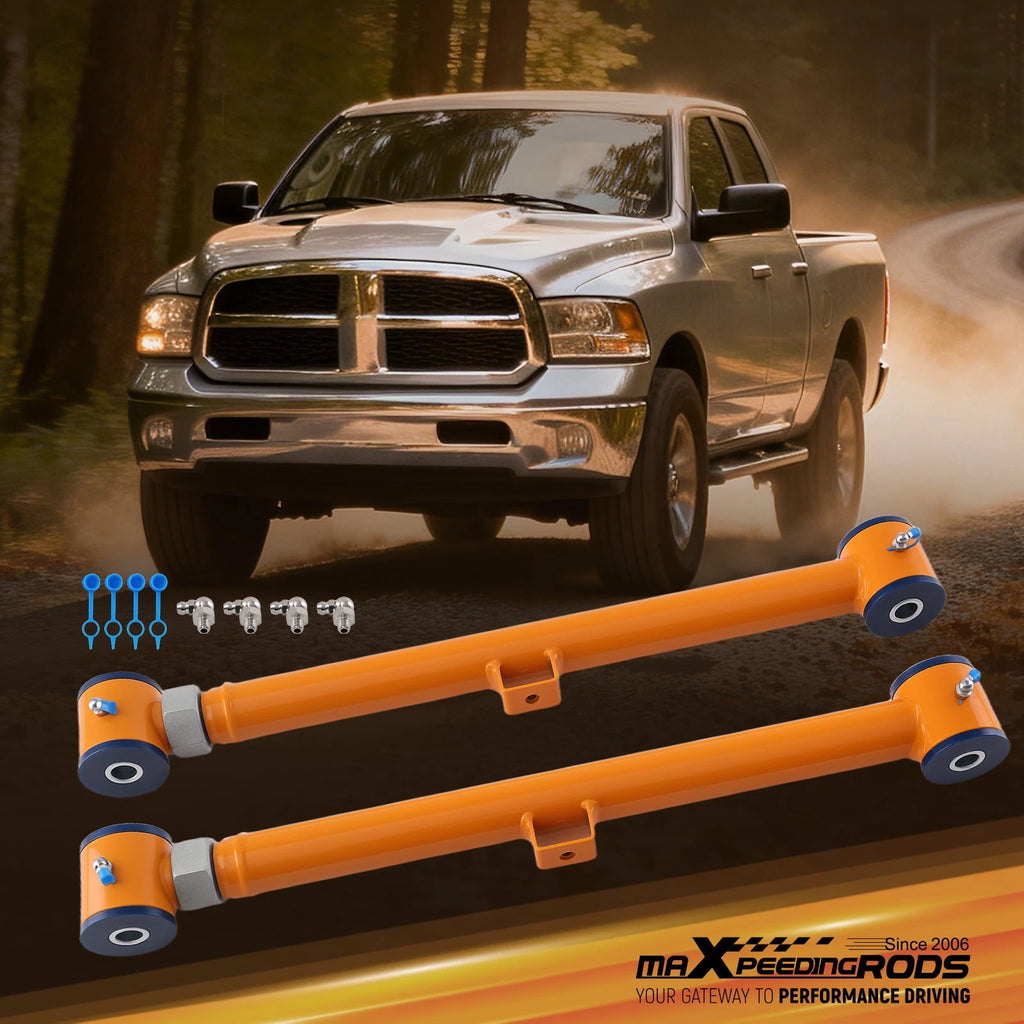 Rear Lower Control Arms for Dodge Ram 1500 4WD (2009–2009) Poly Bushings for 0–6 inch Lift