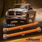 Rear Lower Control Arms for Dodge Ram 1500 4WD (2009–2009) Poly Bushings for 0–6 inch Lift