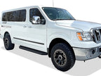 iBoard Running Boards for Nissan NV 1500 2500 (2012-2021) Black