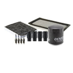 Set of 4 Denso Spark Plugs & Boots for Dodge Caliber, Compass, Patriot (2007–2017)