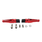 Red Foot Pegs Rear Passenger Footrests for Yamaha YZF R1 R6