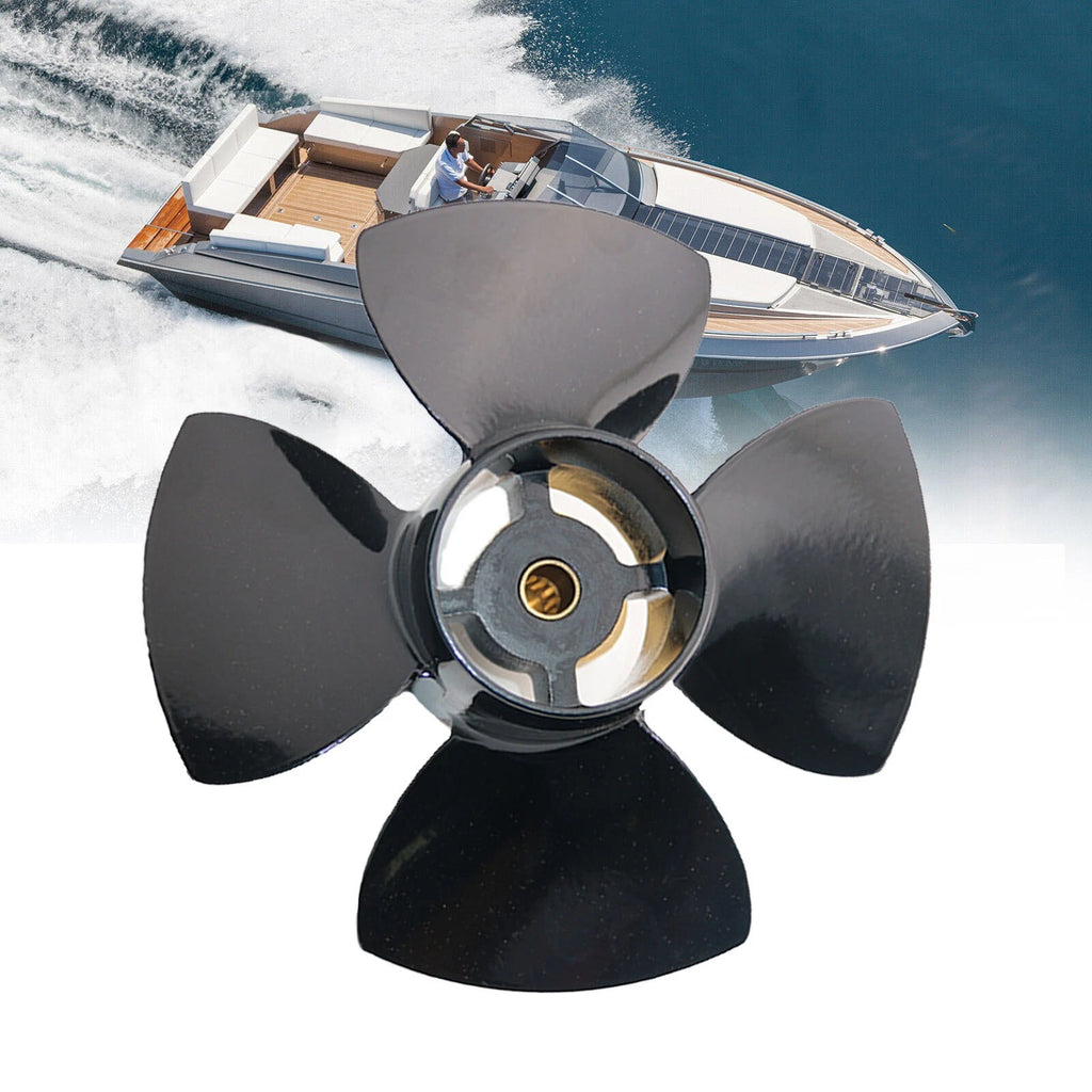 Set of 4 High Thrust 8.7 x 5 Blades Aluminum Prop for Mercury Tohatsu 8-9.9HP