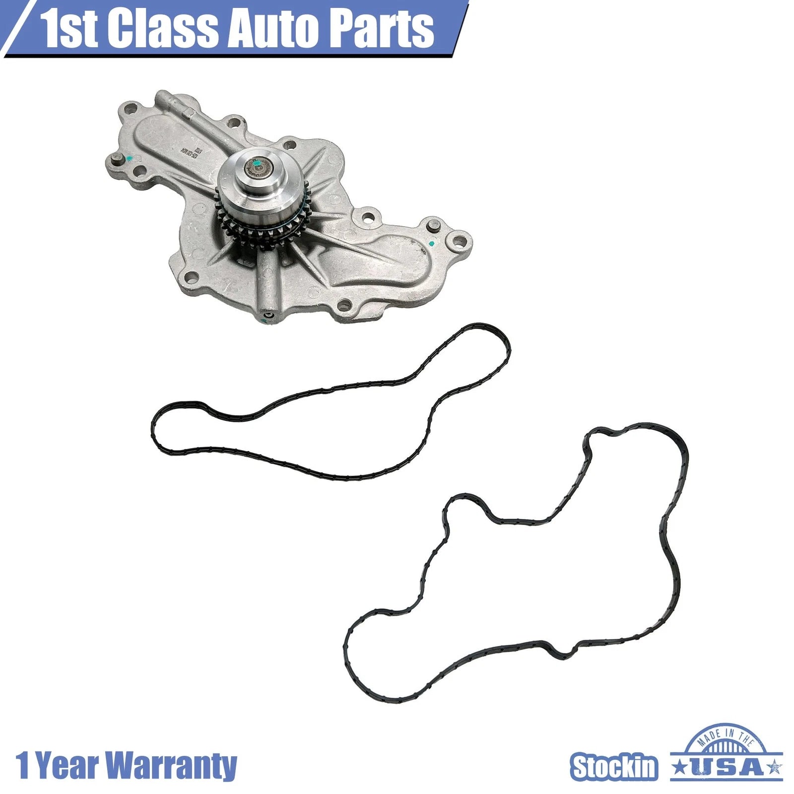 Water Pump for Ford Edge Explorer Flex Taurus MKS MKT MKX (2011-2013)