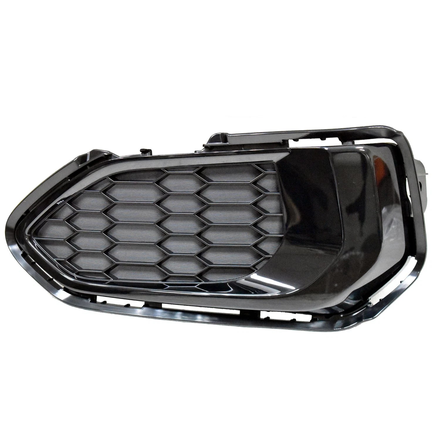 Replacement Black Gloss ABS Plastic Driver Side Fog Light Cover for Mercedes