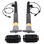 Set of 4 Rear Shock Struts & Air Spring Bags for Hyundai Genesis (2009–2016) Equus (2011–2016)