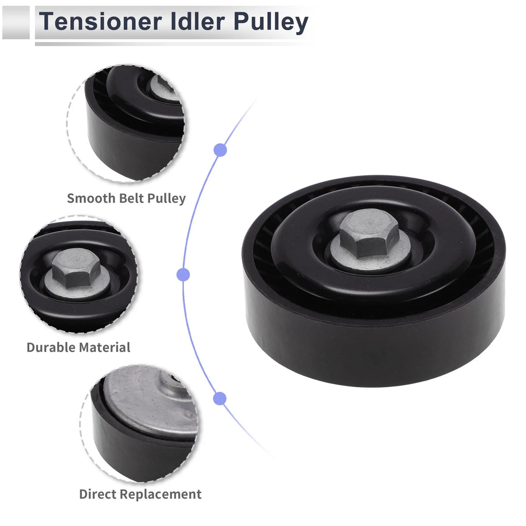 Drive Belt Idler Pulley for Audi A4 (2016–2025) No. 06M260938J Plastic